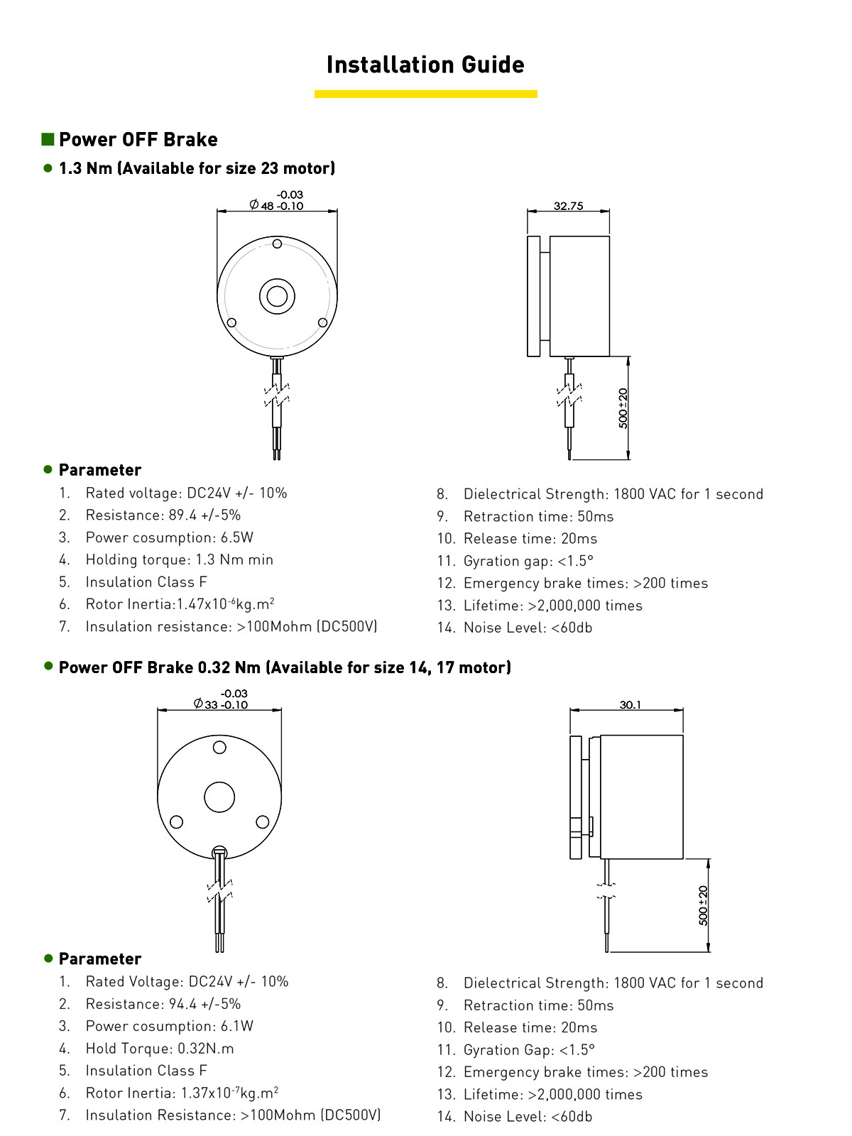 Guide d'installation 1