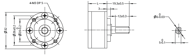 Dimensions du Réducteur Planétaire