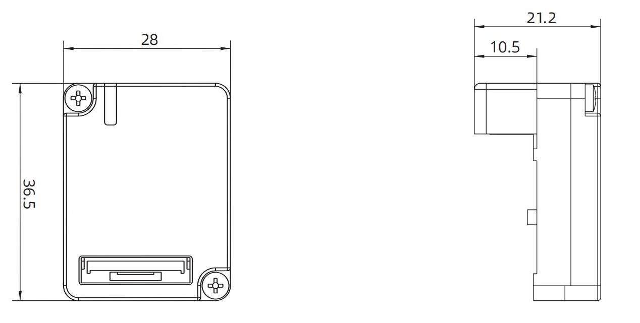 Dimensions DS-CL28-SA