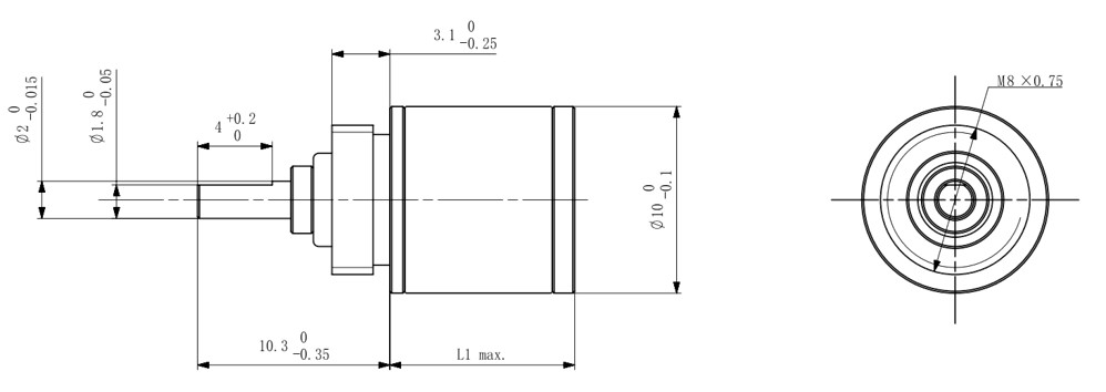 Dimensions du Réducteur Planétaire