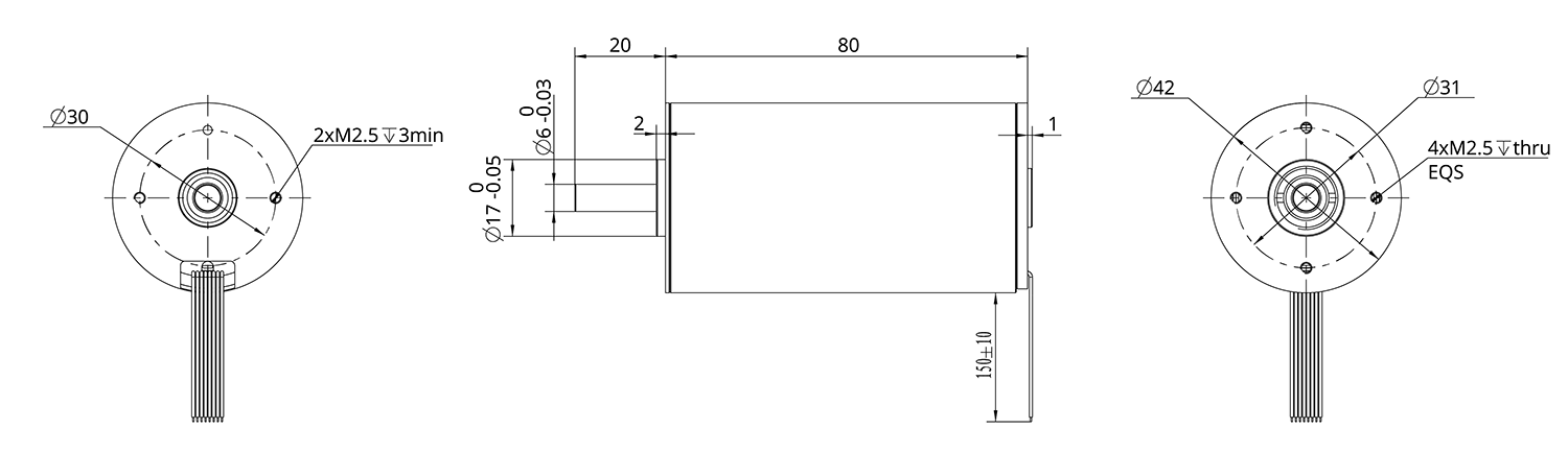 Image 42mm BLDC sans fentes