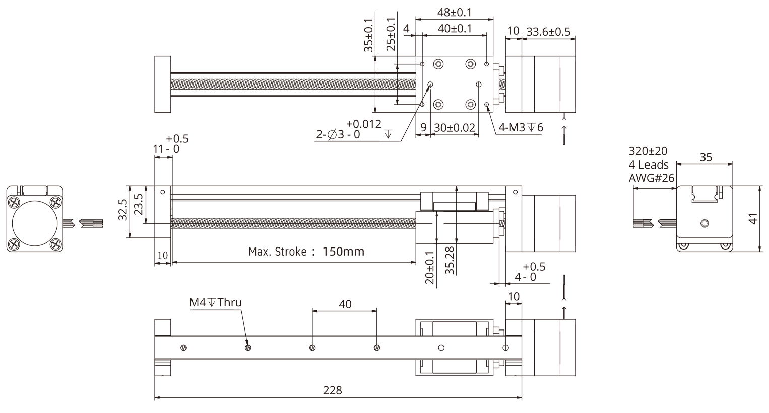 external actuator demension