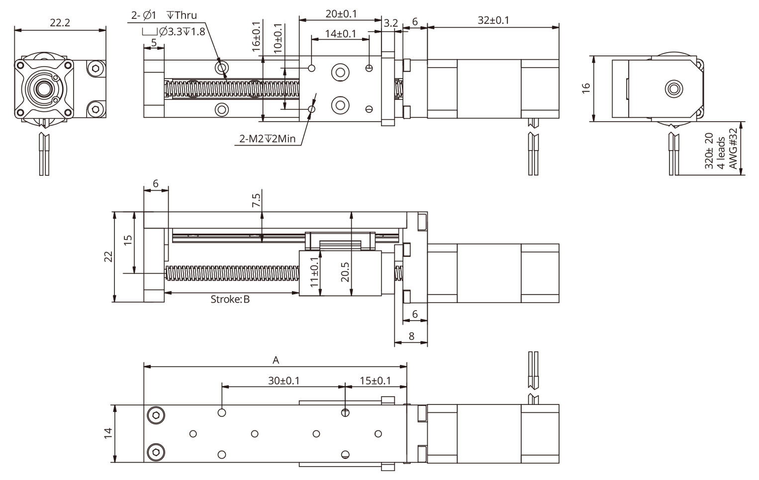 external actuator demension